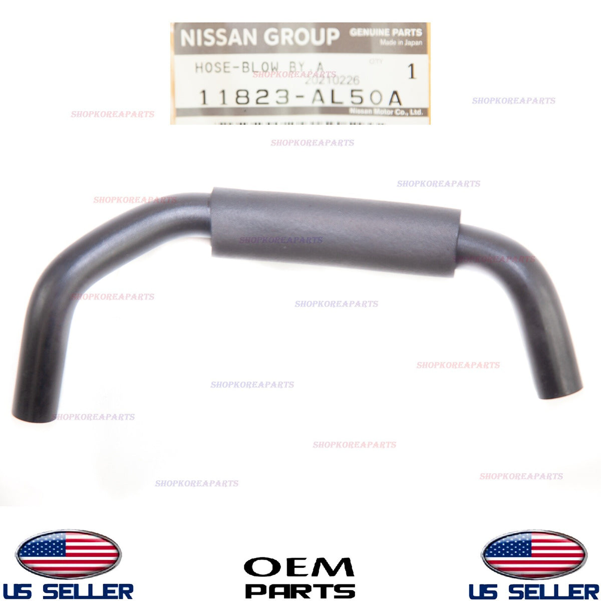 GENUINE Crankcase Breather PCV Hose OEM Nissan Infiniti G35 M35 350Z FX35 03-08