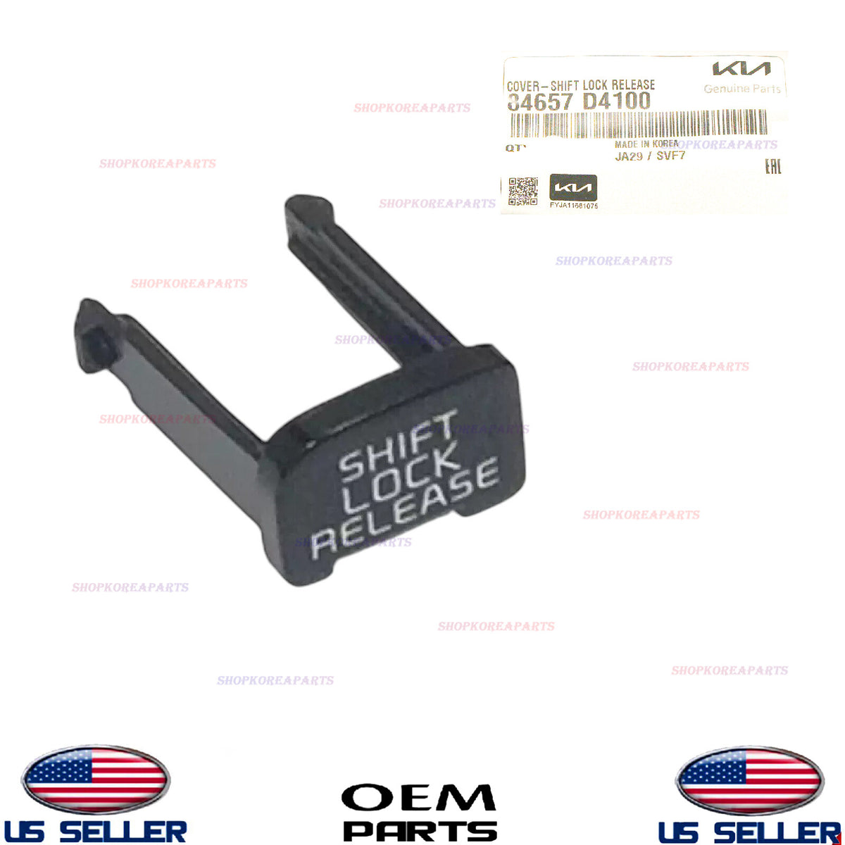 GENUINE OEM Shift Lock Release Cover 2016–2020 Kia Optima Optima Hybrid