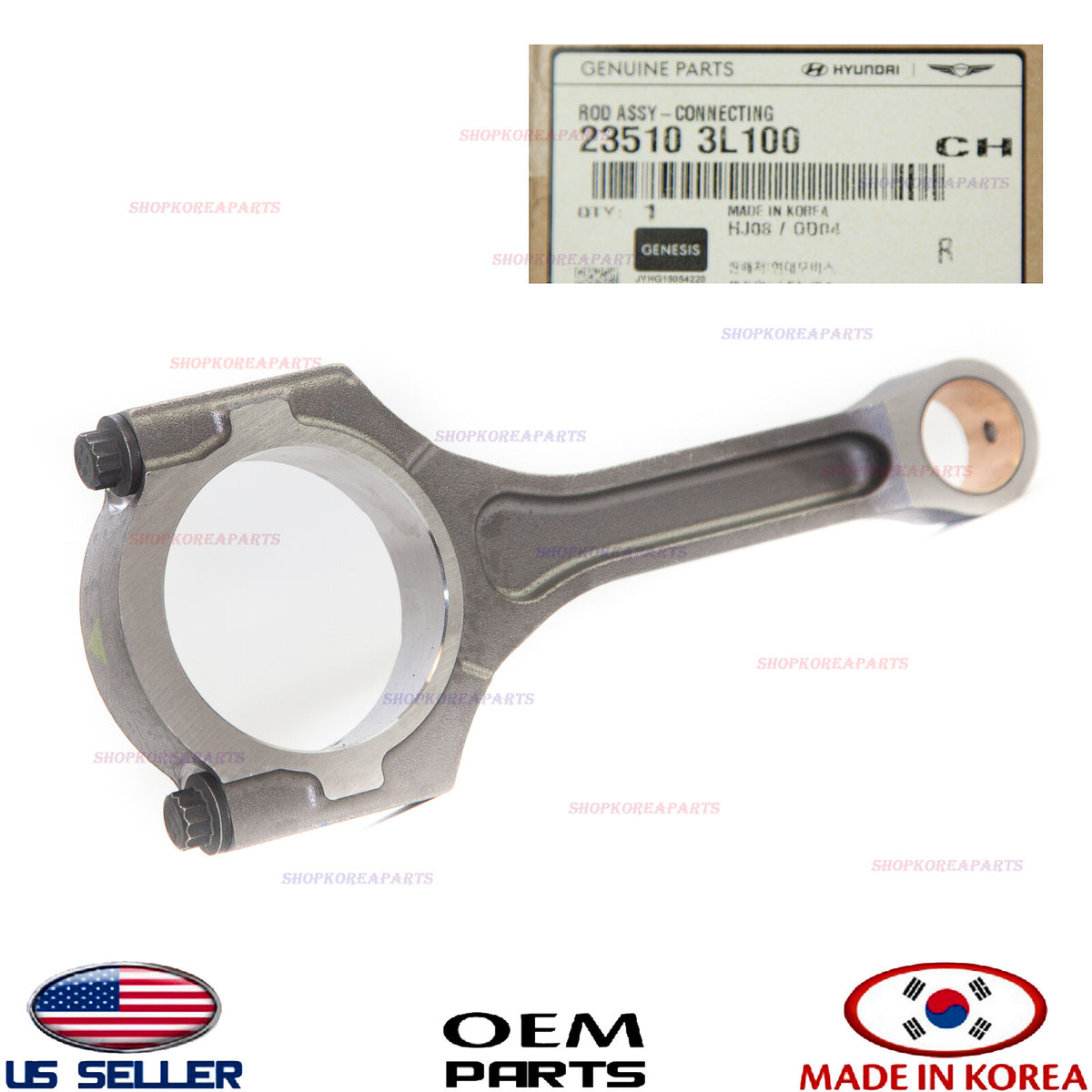 GENUINE Engine Connecting Rod OEM Hyundai Kia 3.3L 3.5L 11-21 *See Compatibility