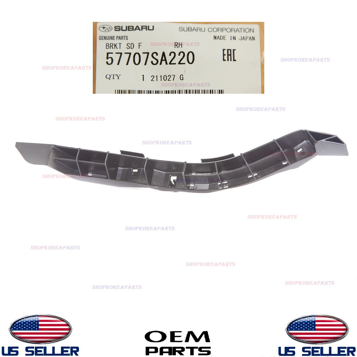 GENUINE Front Bumper Bracket Retainer Slider RIGHT ⭐OEM⭐ Subaru Forester 2006-08