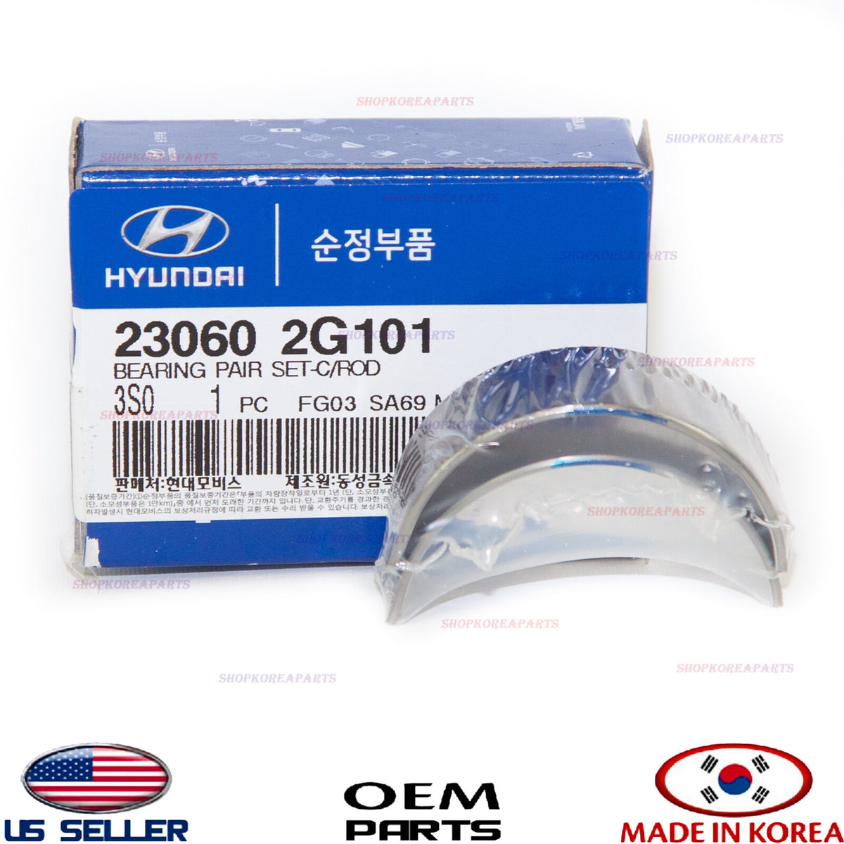 GENUINE Engine Connecting Rod Bearing Pair OEM HYUNDAI KIA *See compatibility