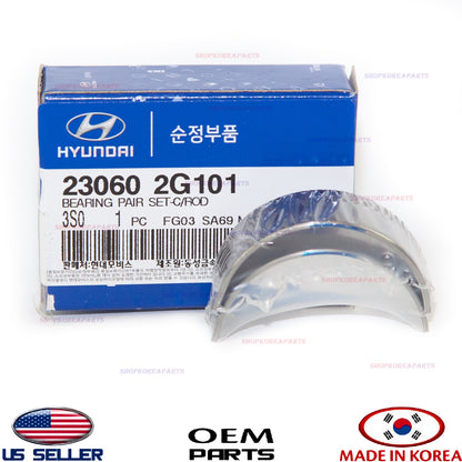 GENUINE Engine Connecting Rod Bearing Pair OEM HYUNDAI KIA *See compatibility