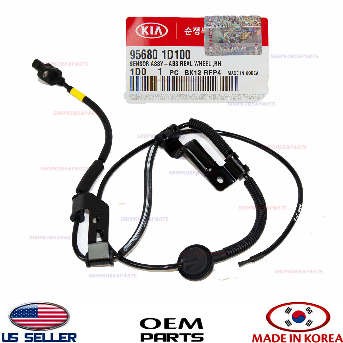 GENUINE ABS Wheel Speed Sensor REAR RIGHT Passenger Side OEM Kia Rondo 2007-2012