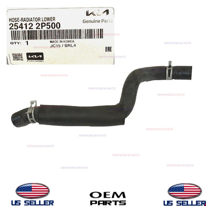 GENUINE Engine Coolant Lower Hose 2011-2013 Kia Sorento 2.4L 25412-2P500
