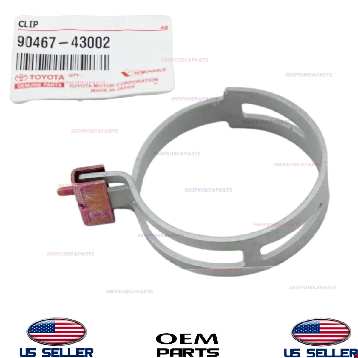 GENUINE OEM Radiator Hose Clamp 2008-2020 Toyota Lexus 90467-43002