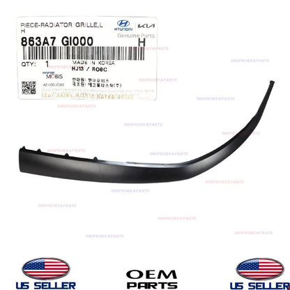 GENUINE Front Bumper Cover Spacer Molding LEFT Driver 2022-2024 Hyundai Ioniq 5