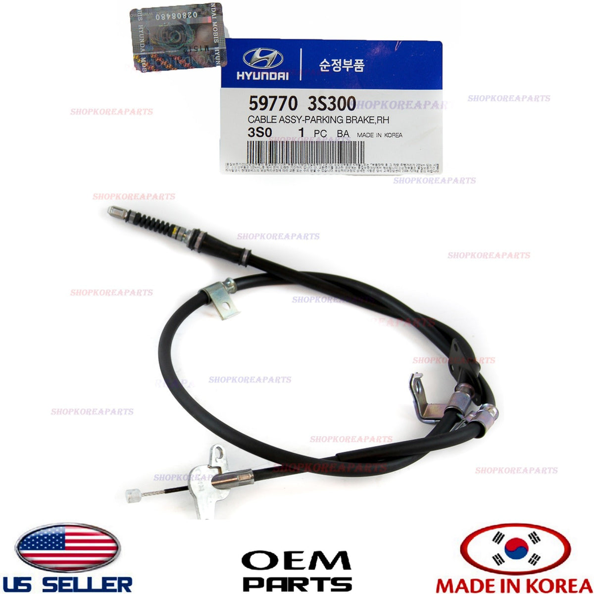 1pcs GENUINE PARKING BRAKE CABLE RIGHT Passenger Side SONATA OPTIMA 2011-2014