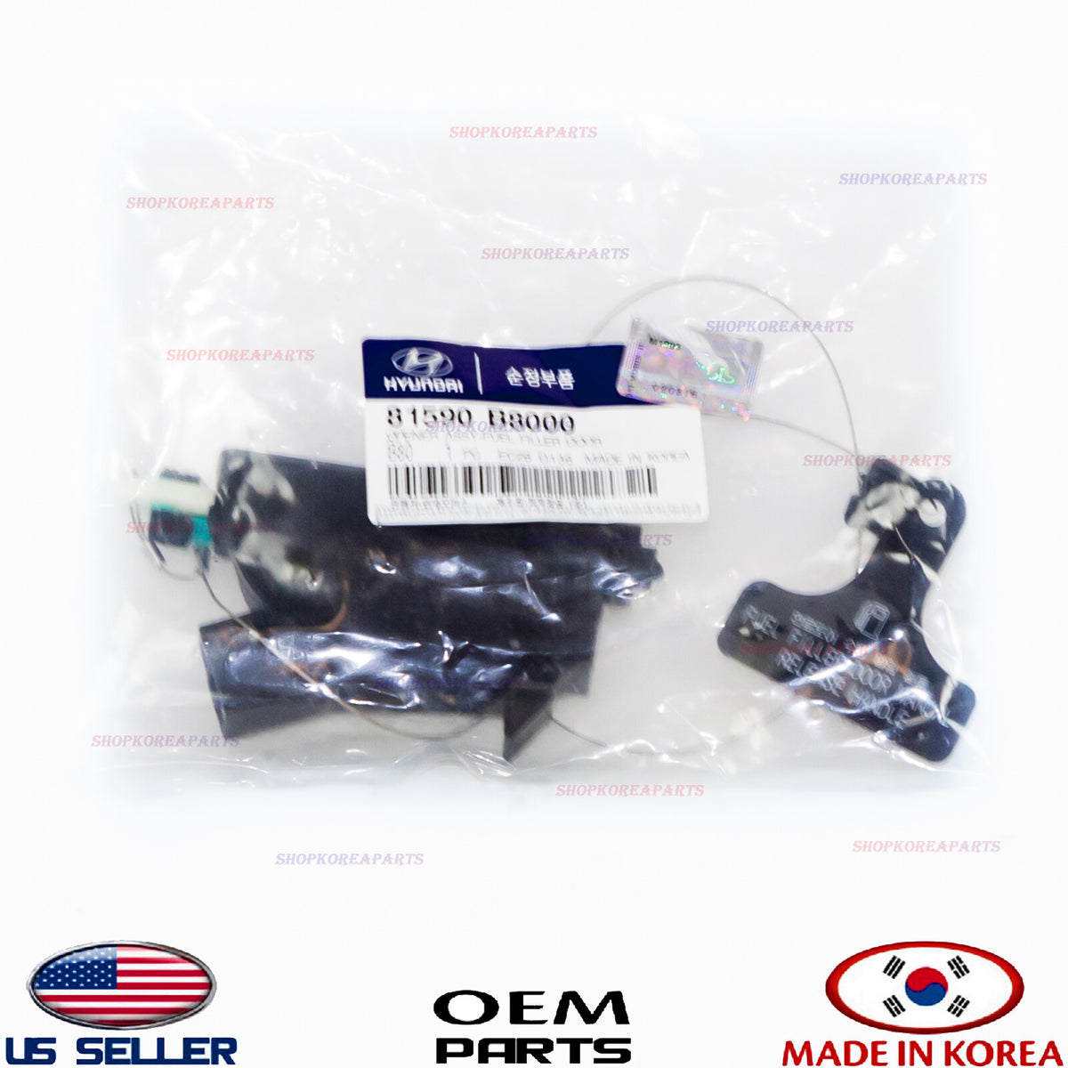 FUEL DOOR OPENER LOCK Release Actuator OEM HYUNDAI SANTA FE 2013-2018 81590B8000