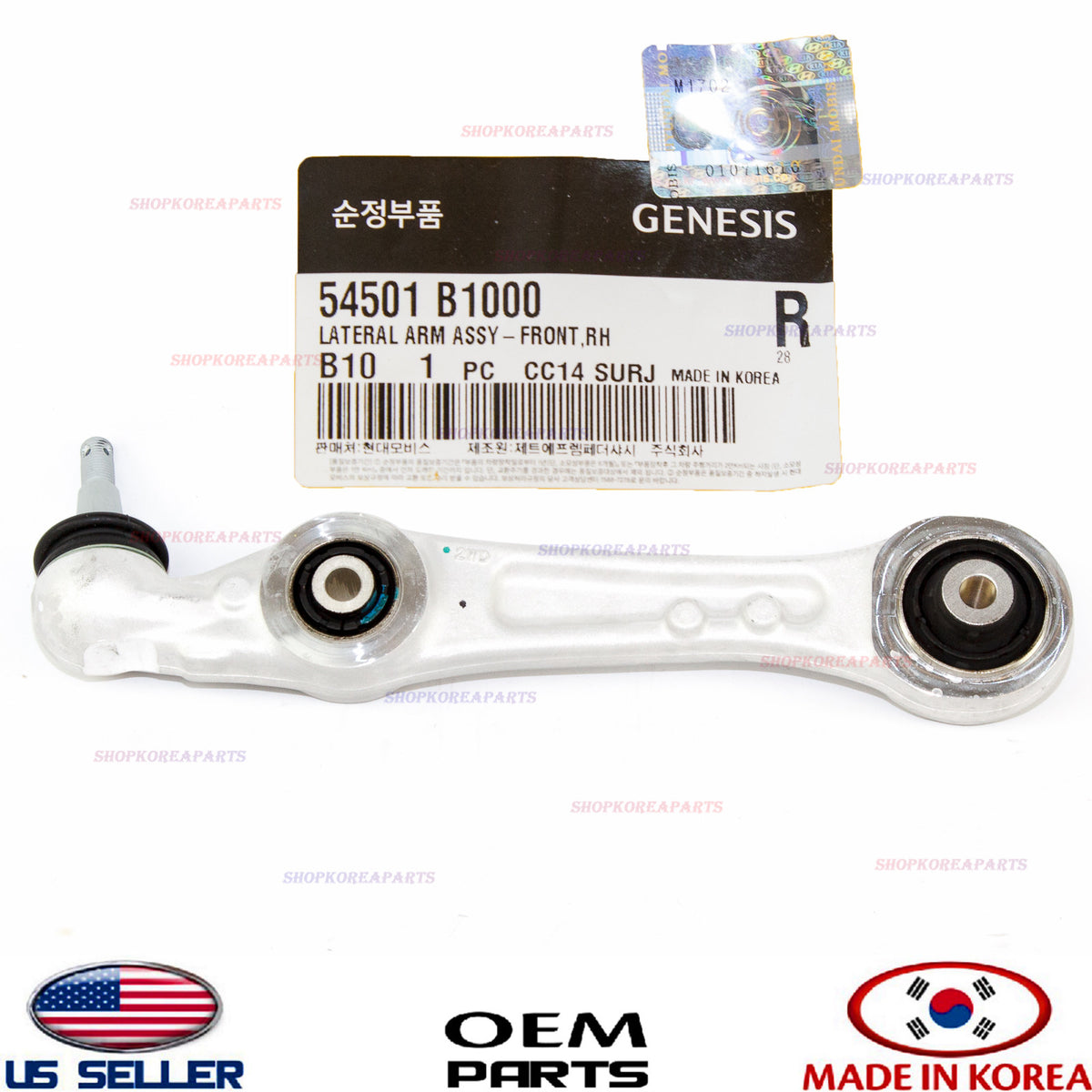 GENUINE Front Lower Lateral Control Arm Passenger Side OEM Genesis G80 RWD 15-20