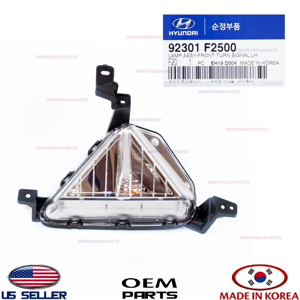 LAMP FRONT TURN SIGNAL LEFT ⭐GENUINE⭐ HYUNDAI ELANTRA SEDAN 2019-2020