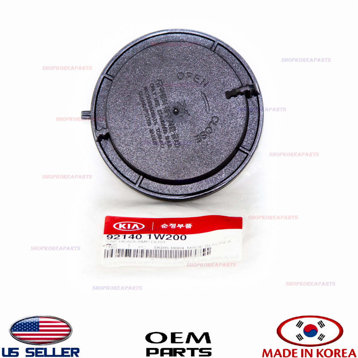 GENUINE OEM Front Headlamp Dust Cap Cover 2012–17 Hyundai Kia See Compatibility