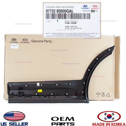 GENUINE Rear Door Molding Garnish RIGHT Passenger Side ⭐OEM⭐ SANTA FE XL 2017-18