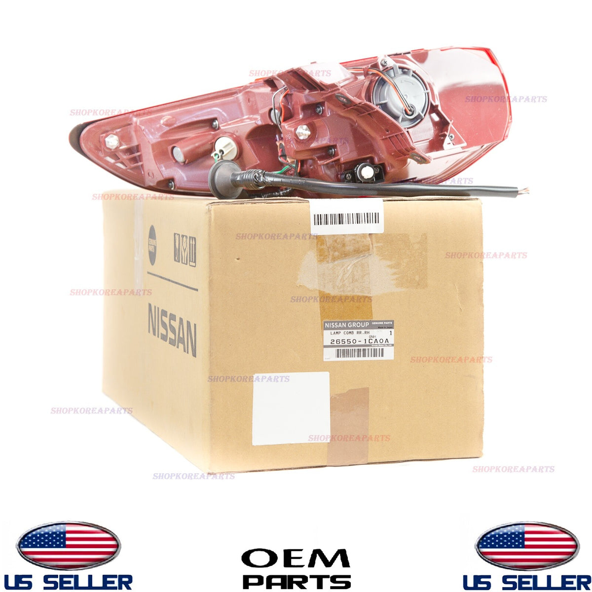 GENUINE Outer Tail Lamp Right Passenger Side OEM FX35 FX37 FX50 QX70 2009-2017
