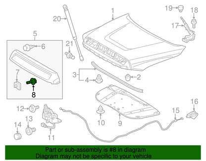 GENUINE OEM Washer Fluid Reservoir Filler Pipe Bolt 2007-2025 Toyota Lexus