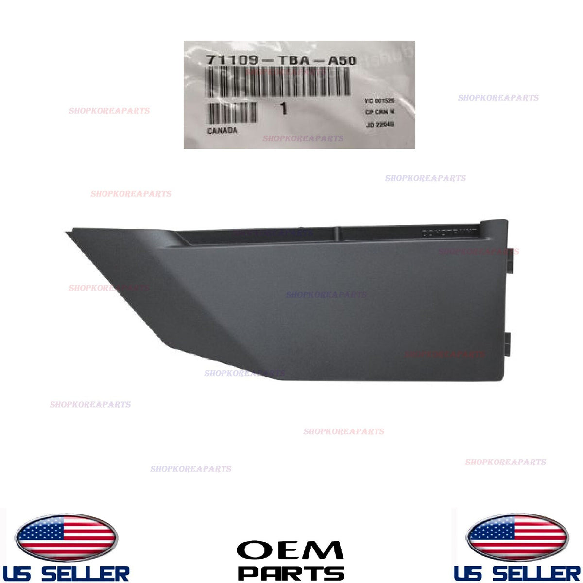 2019-2021 Honda Civic GENUINE OEM Front Bumper LEFT Fog Lamp Cap Cover