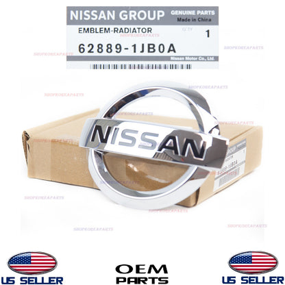 GENUINE OEM Front Grille Emblem Logo 2015-2019 Nissan Versa 62889-1JB0A