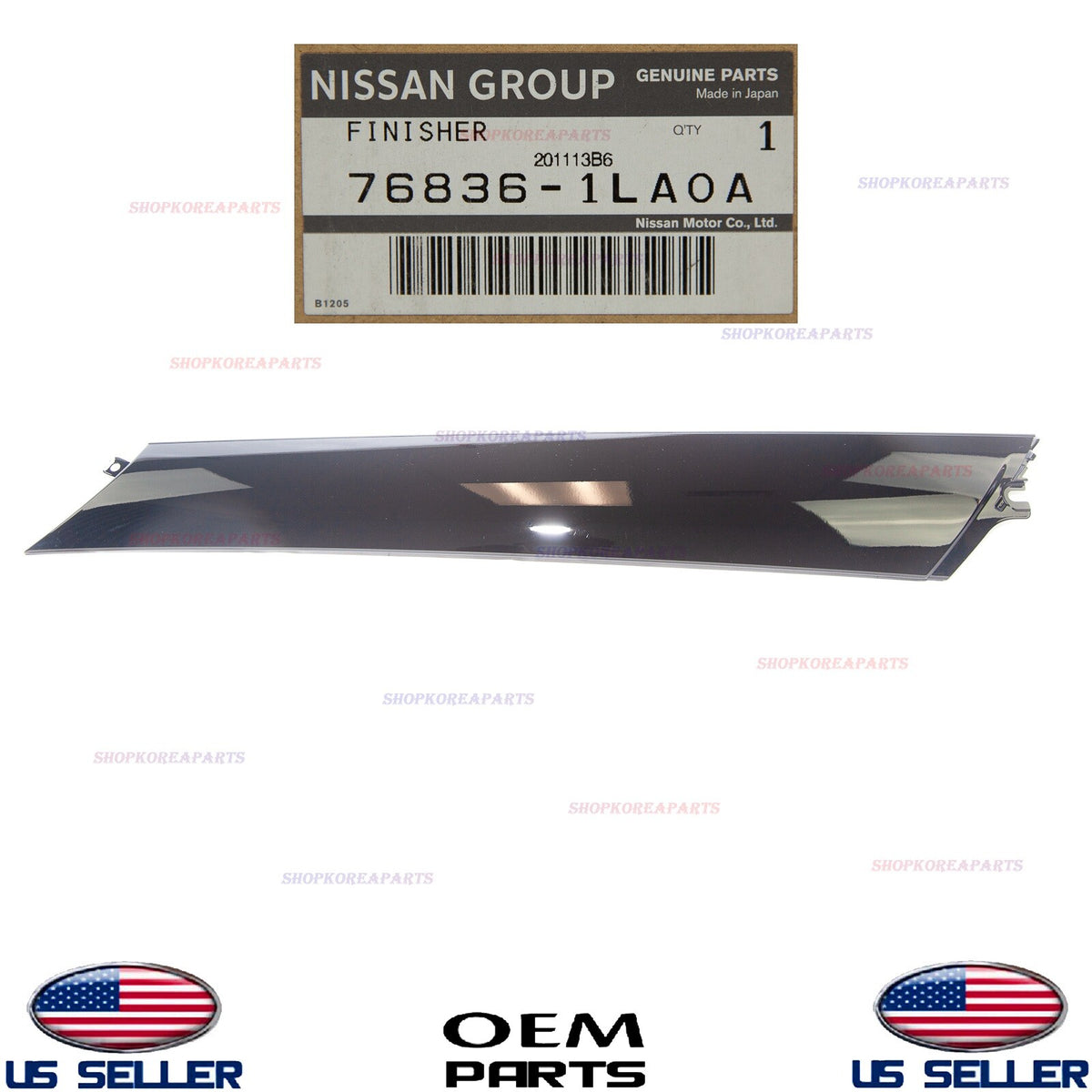 GENUINE Windshield Trim Pillar Molding RIGHT Passenger Side OEM QX56 QX80 Armada