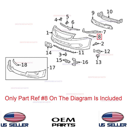GENUINE Front Bumper Bracket Retainer LEFT Driver Side OEM Accord Coupe 2008-12