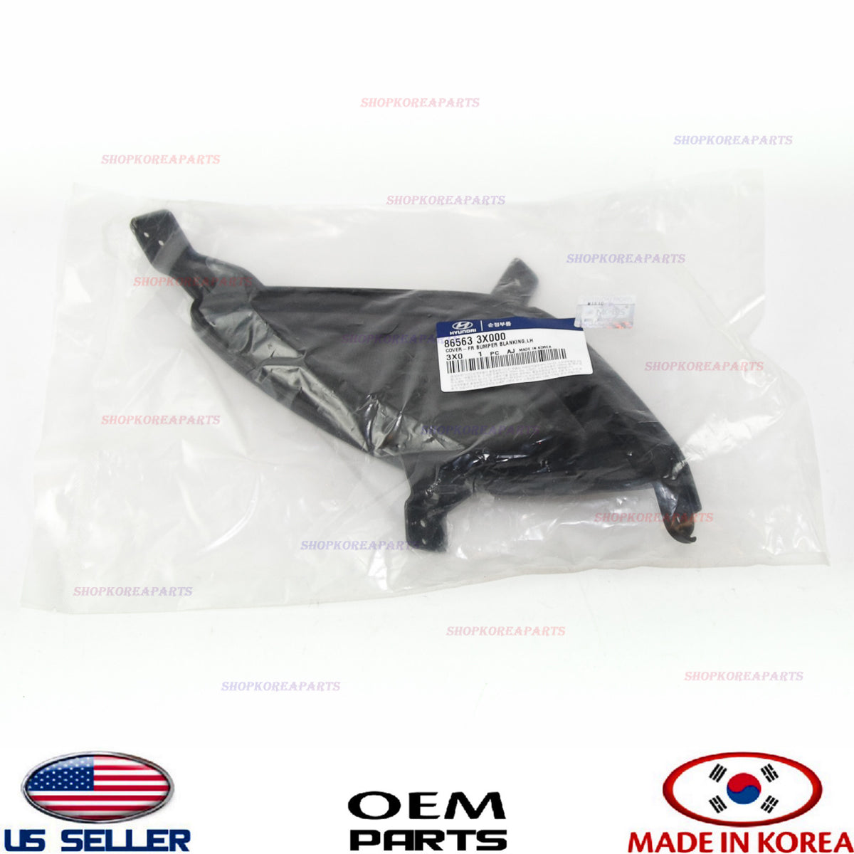 GENUINE Fog Light Hole Cover Left Driver Side OEM Elantra Sedan 2011-2013