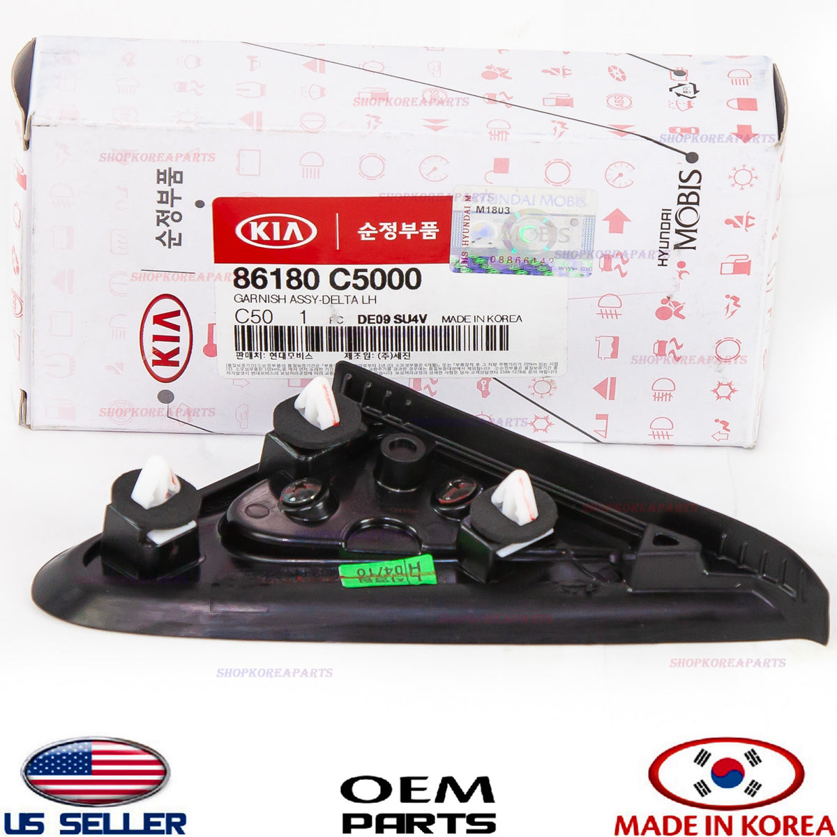 Genuine Fender Trim Upper Corner Chrome Molding Driver Side Kia Sorento 2016-20
