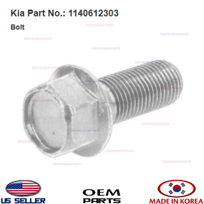 Camshaft Gear Bolt / Rear Shock Absorber Bolt OEM HYUNDAI KIA *See Compatibility