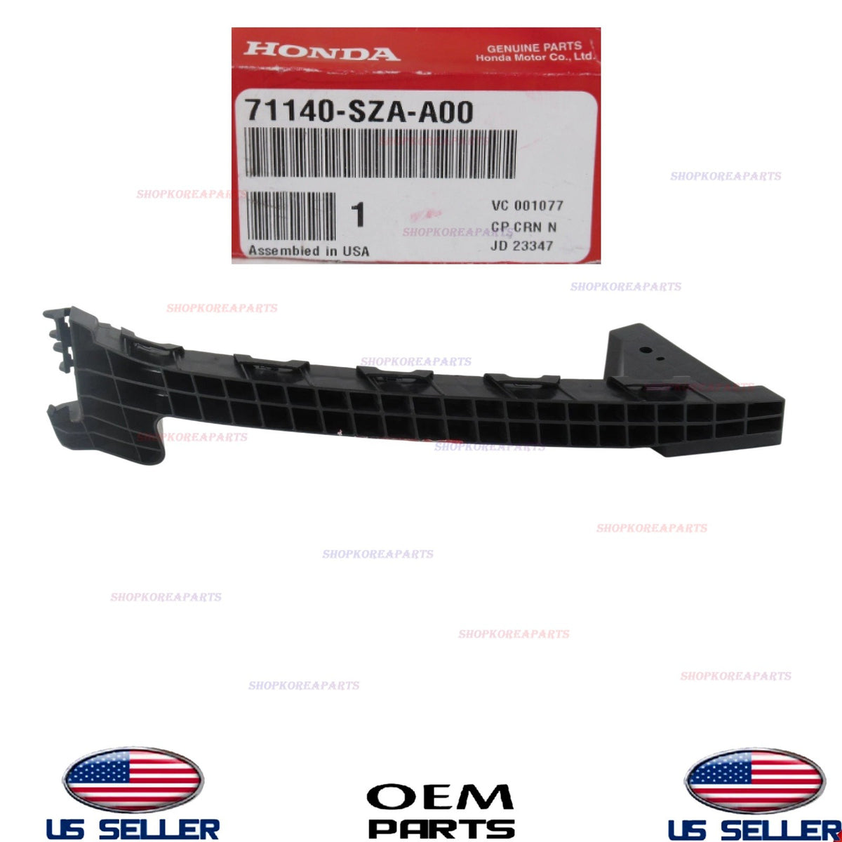 GENUINE Front Bumper Upper Bracket RIGHT Passenger Side 2009-2011 Honda Pilot