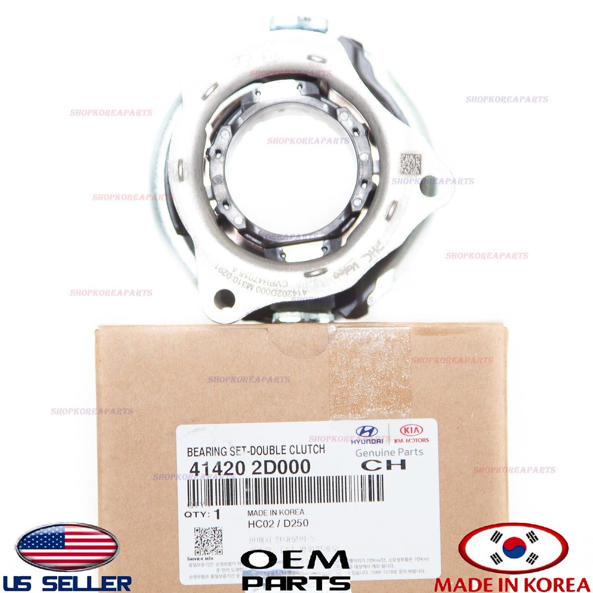 GENUINE Release Bearing Double Clutch 1.6L Turbo ⭐HYUNDAI KIA *See compatibility