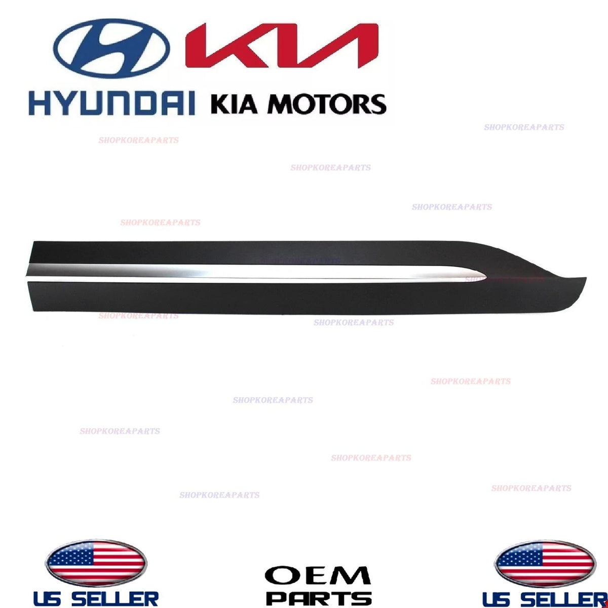 GENUINE Rear Door Lower Molding LEFT Driver Side ⭐OEM⭐ Kia Carnival 2022-2026