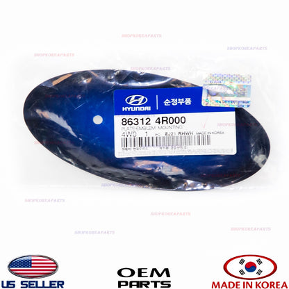 GENUINE Front Bumper Emblem Mounting Plate 2015-2017 Hyundai Tucson