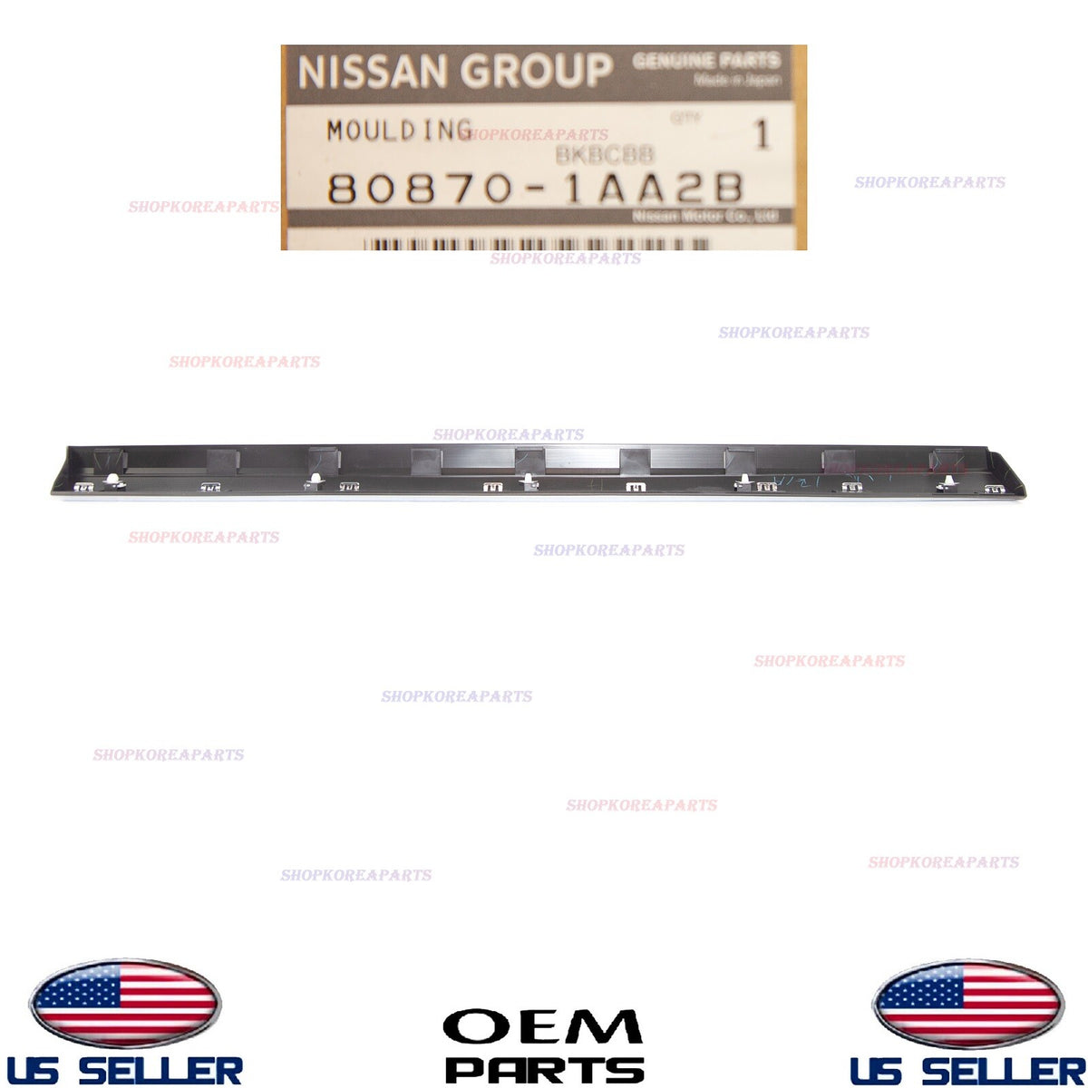 GENUINE Front Door Trim Moulding Lower RIGHT Passenger Side OEM MURANO 2009-2014