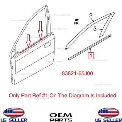 GENUINE Front LEFT Door Weatherstrip Outside ⭐OEM⭐ Grand Vitara 2006-2013