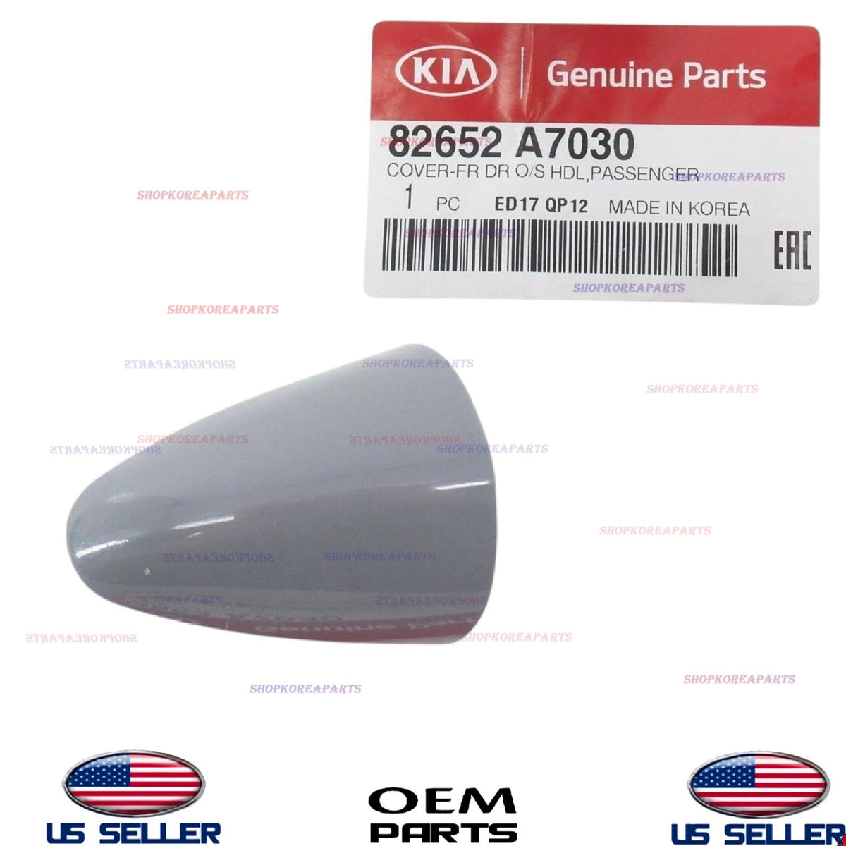 GENUINE Front RIGHT Passenger Side Door Outside Handle Cover 2014-2018 Kia Forte