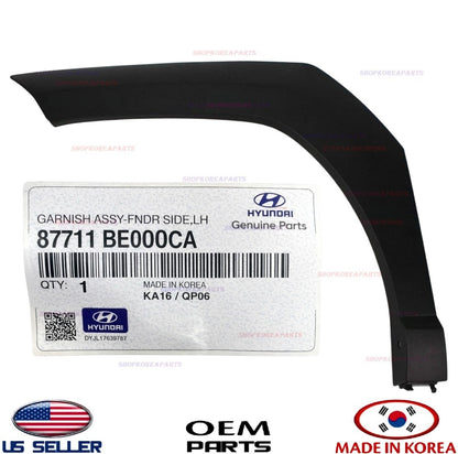 GENUINE Front Fender Wheel Molding LEFT Driver Side OEM⭐ Hyundai Kona 2024-2026