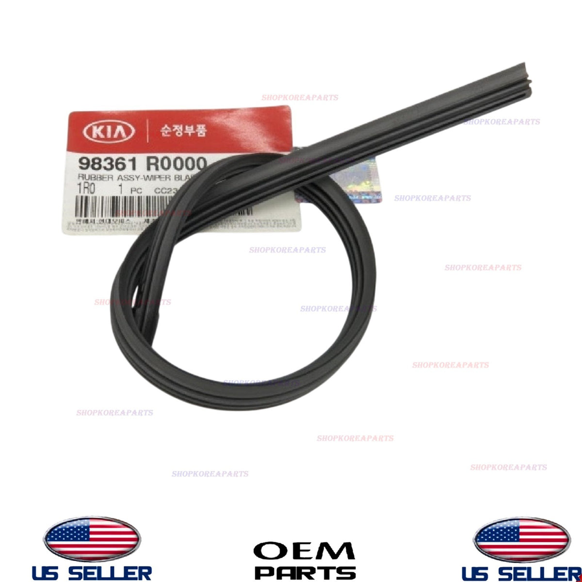 GENUINE Rubber Band for Windshield Wiper RIGHT Passenger Side 2022-2026 Carnival