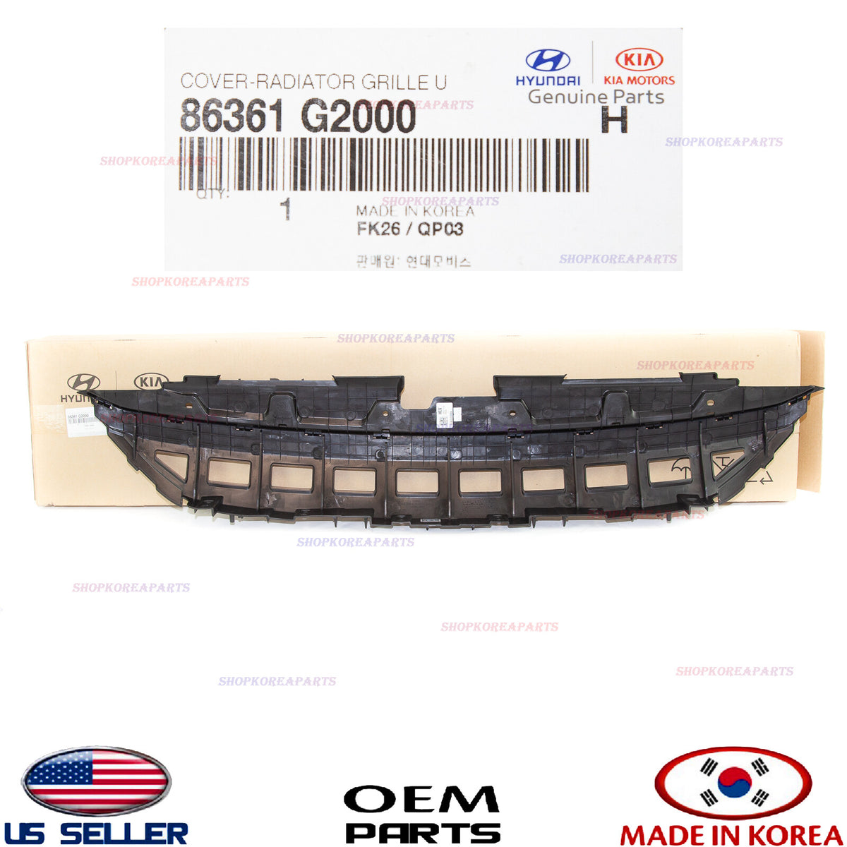 GENUINE Cover Grille Upper Radiator Sight Shield ⭐OEM⭐ Ioniq Hybrid 2017-2022