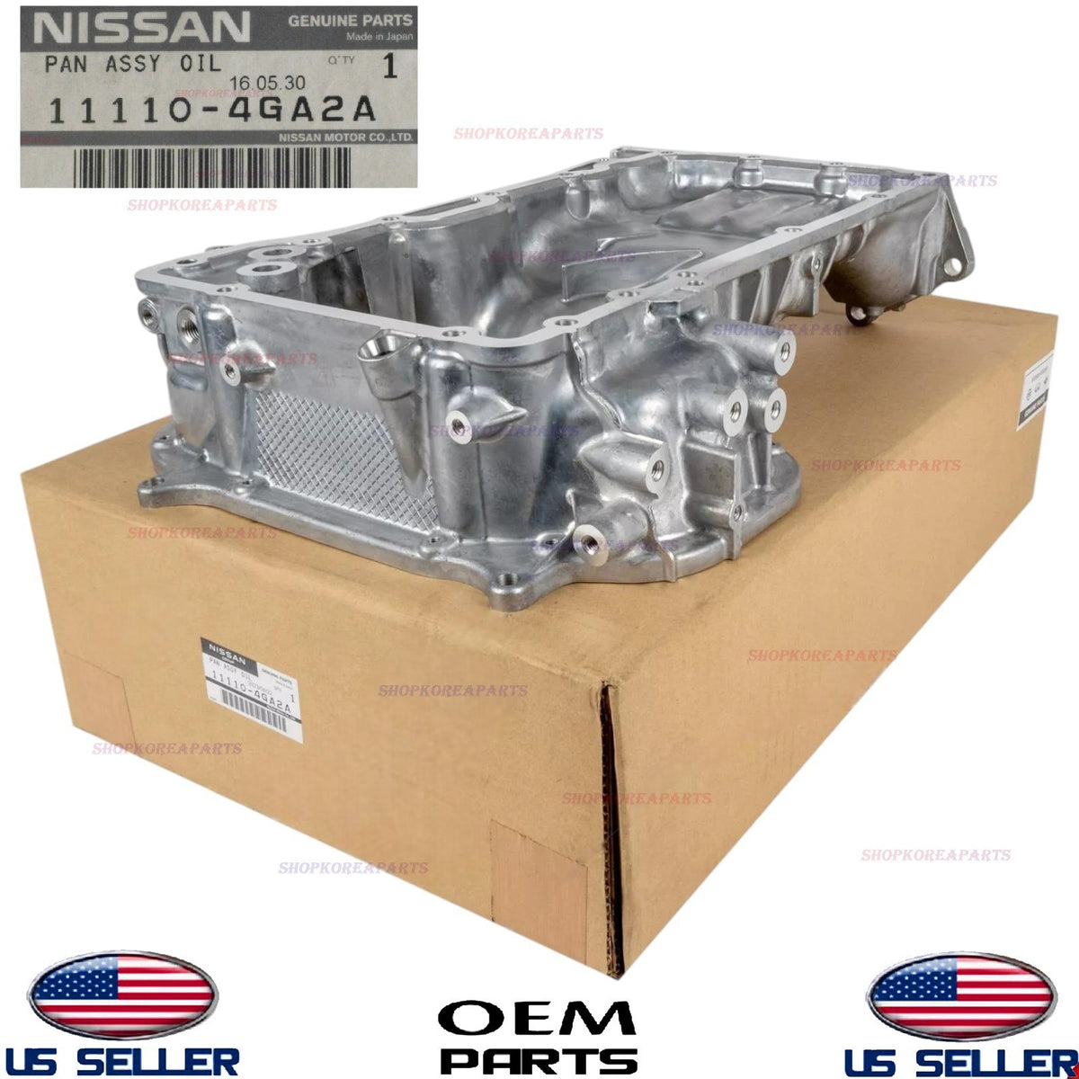 GENUINE OEM Engine Oil Pan Assy 3.5L 3.7L 2009-2020 Nissan Infiniti *See List