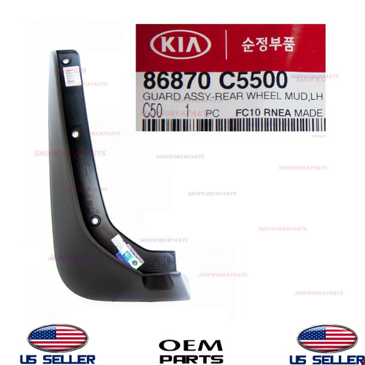 1pcs Rear LEFT Driver Side MUD GUARD FLAPS SPLASH SHIELD KIA SORENTO 2019-2020