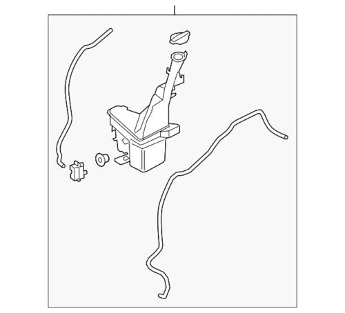 ✅GENUINE✅ Windshield Washer Reservoir Tank & Pump ⭐OEM⭐ Kia Soul 2020-2025