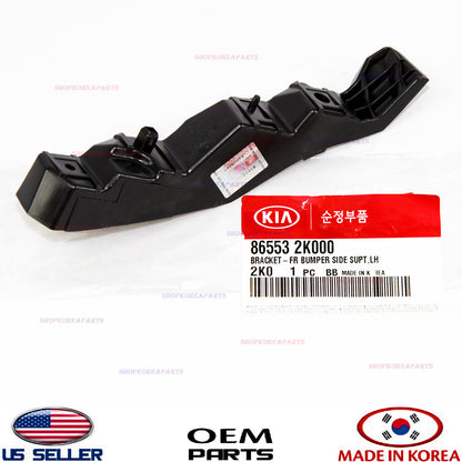 BUMPER FRONT SUPPORT BRACKET LEFT GENUINE!!! KIA SOUL 2009-2011 865532K000