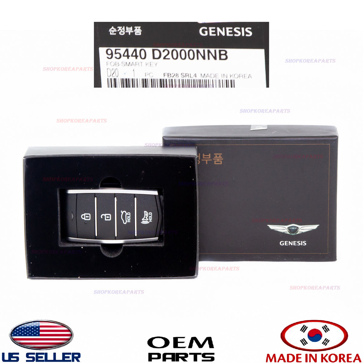 1pcs GENUINE Smart FOB Keyless Entry Remote GENESIS G90 2017-2018-2019
