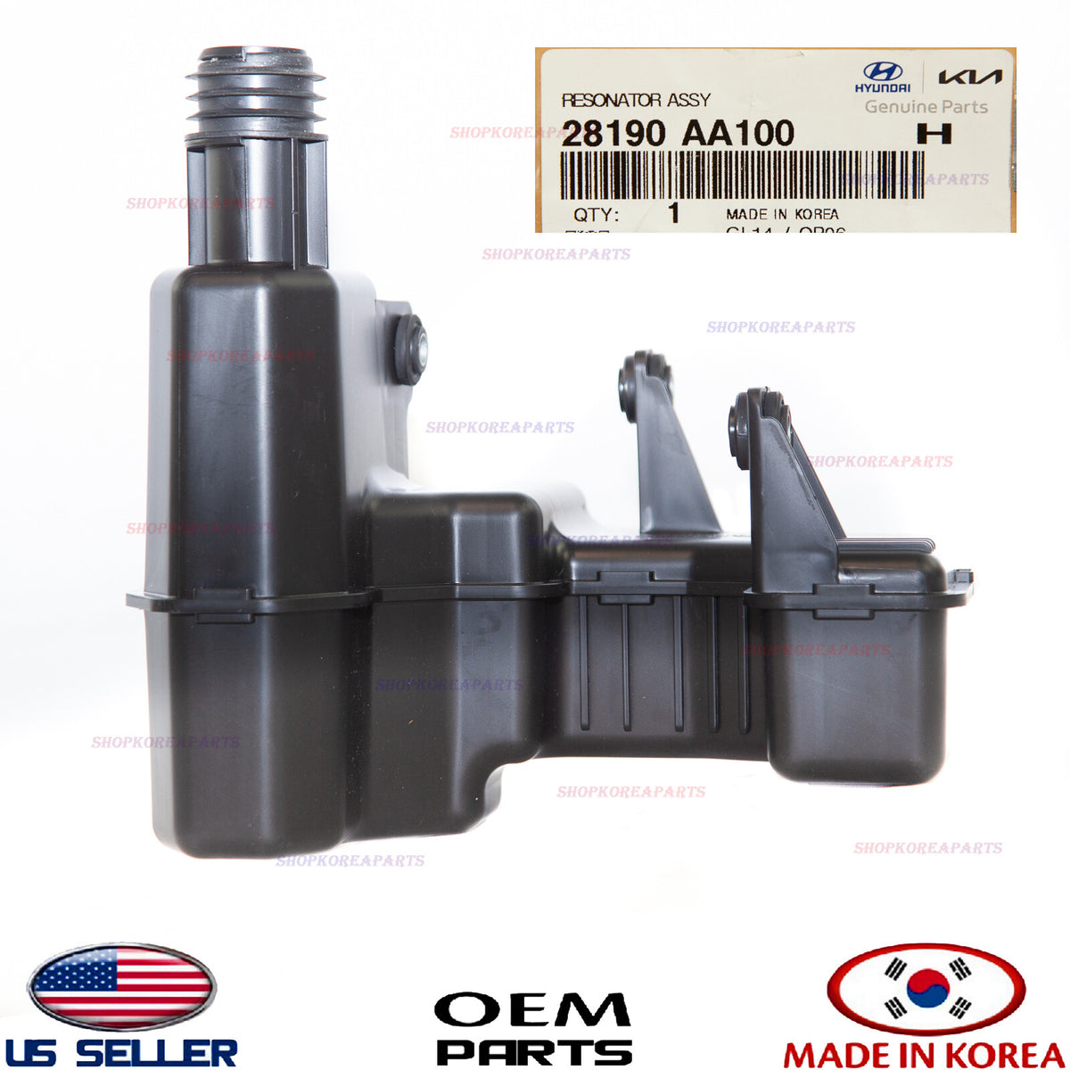 GENUINE OEM Air Cleaner Intake Resonator 2.0L 2021–2025 Hyundai Elantra