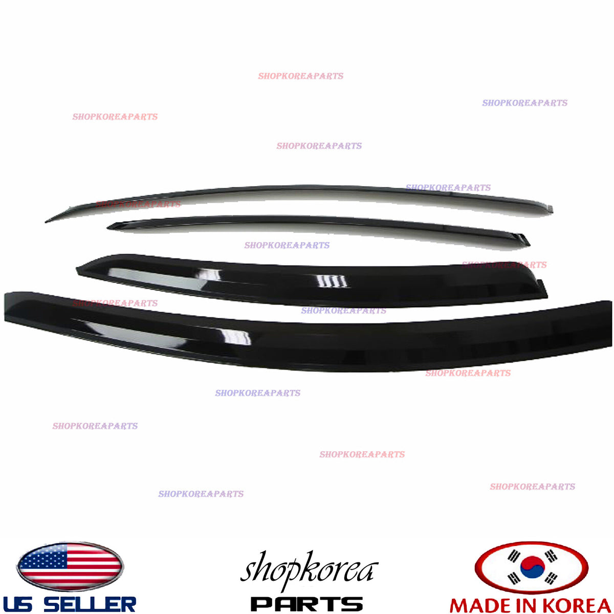 SMOKED DOOR VISOR WINDOW VENT SUN DEFLECTOR fits for HYUNDAI SONATA 2011-2014