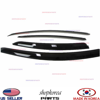 SMOKED DOOR VISOR WINDOW VENT SUN DEFLECTOR fits for HYUNDAI SONATA 2011-2014