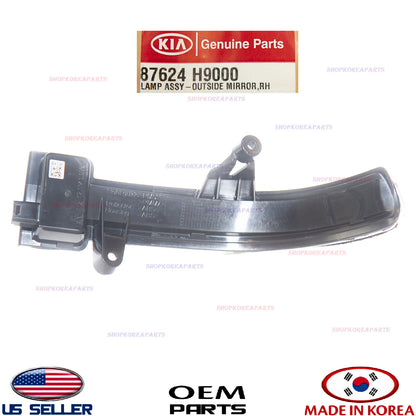 GENUINE Outside Mirror Turn Signal Lamp RIGHT Passenger Side OEM ACCENT 2018-22