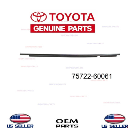 GENUINE Rear LEFT Driver Side Door Belt Molding Toyota Prado j120 Lexus GX470