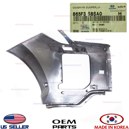 GENUINE Front Bumper Cover LEFT Driver Side ⭐OEM⭐ Palisade Calligraphy 2023-2025