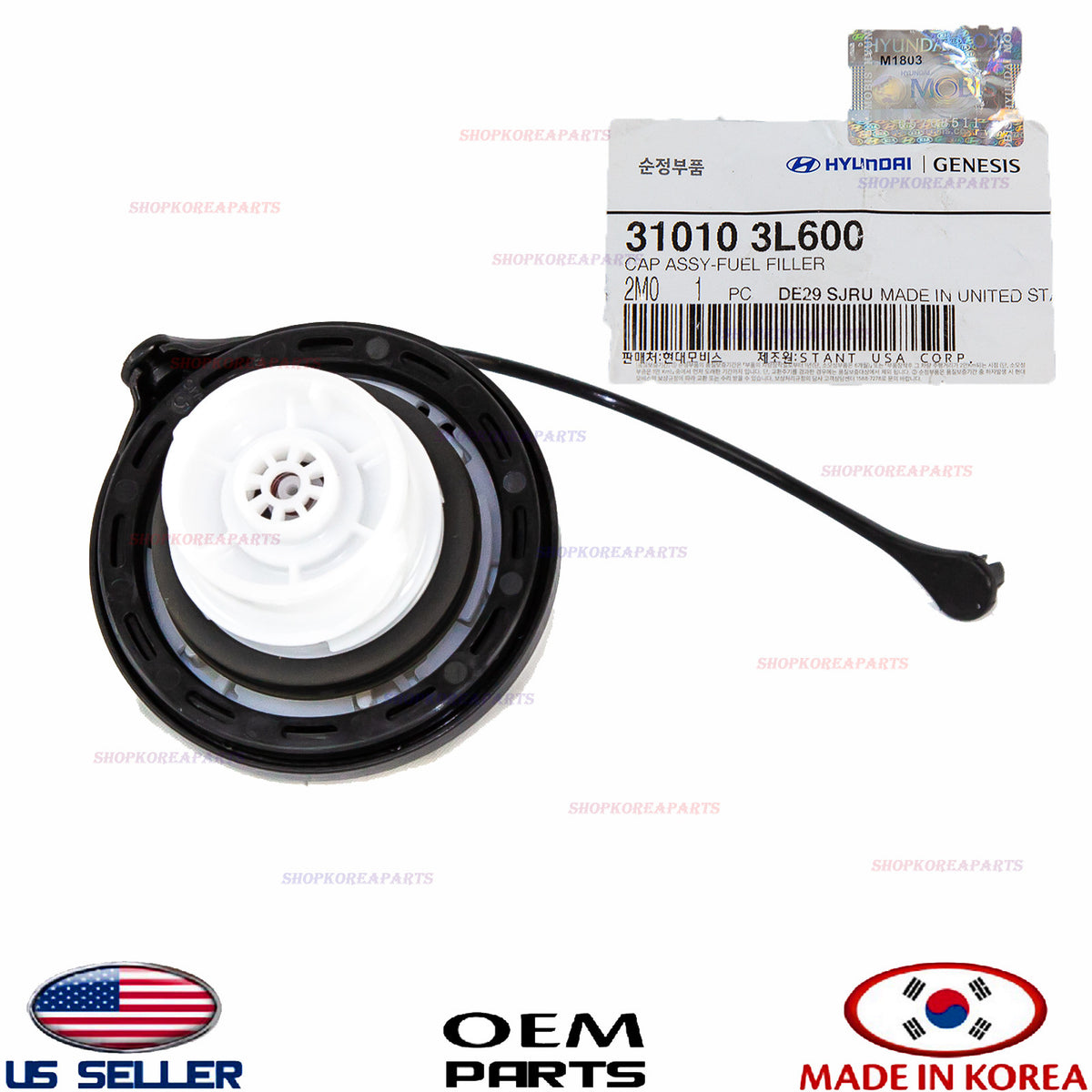 FUEL FILLER CAP 【GENUINE OEM】 FOR VARIOUS HYUNDAI & KIA 2006-2026 310103L600