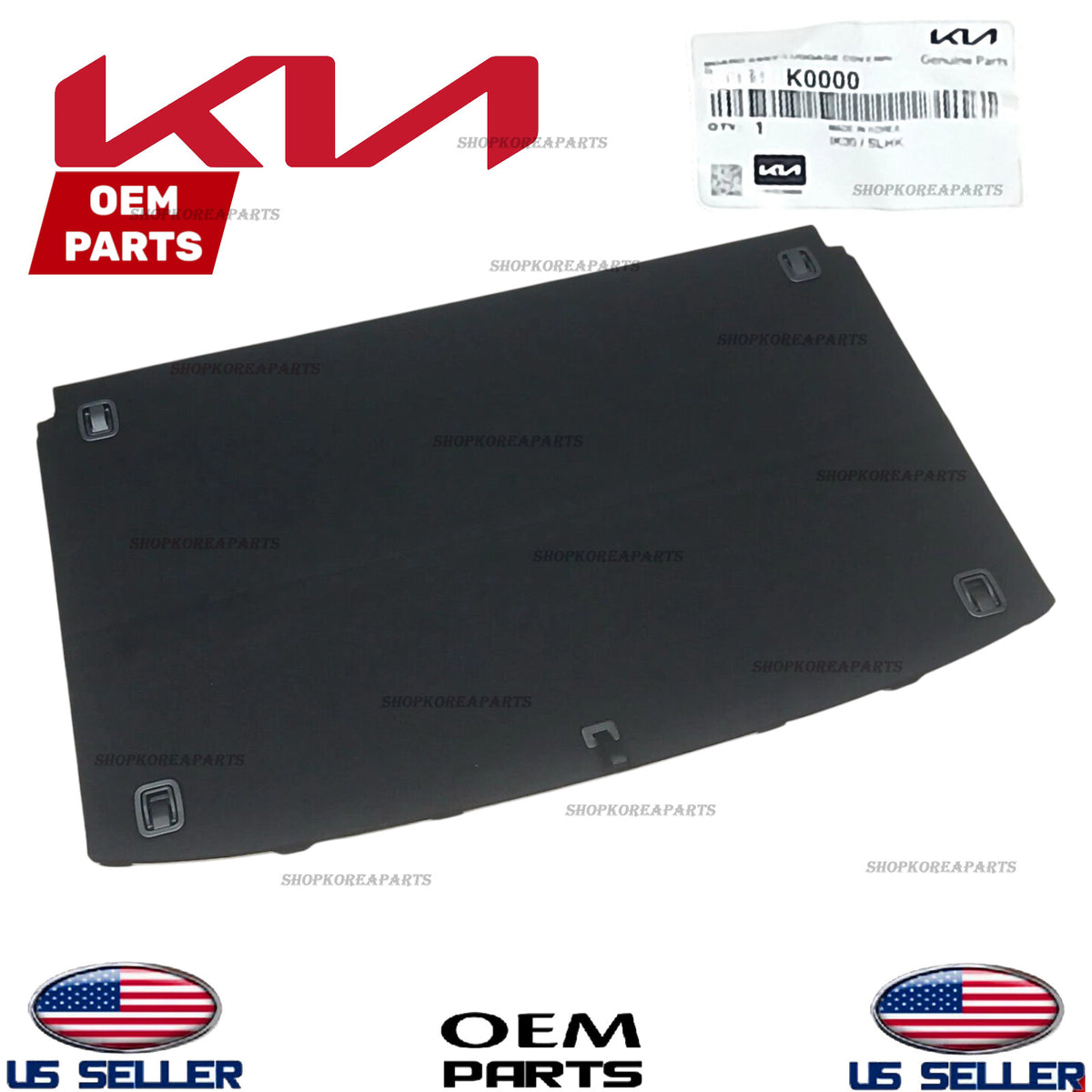 FITS: 19 - 25 KIA SOUL REAR CARGO LUGGAGE BOARD ASSEMBLY FLOOR MAT OEM NEW