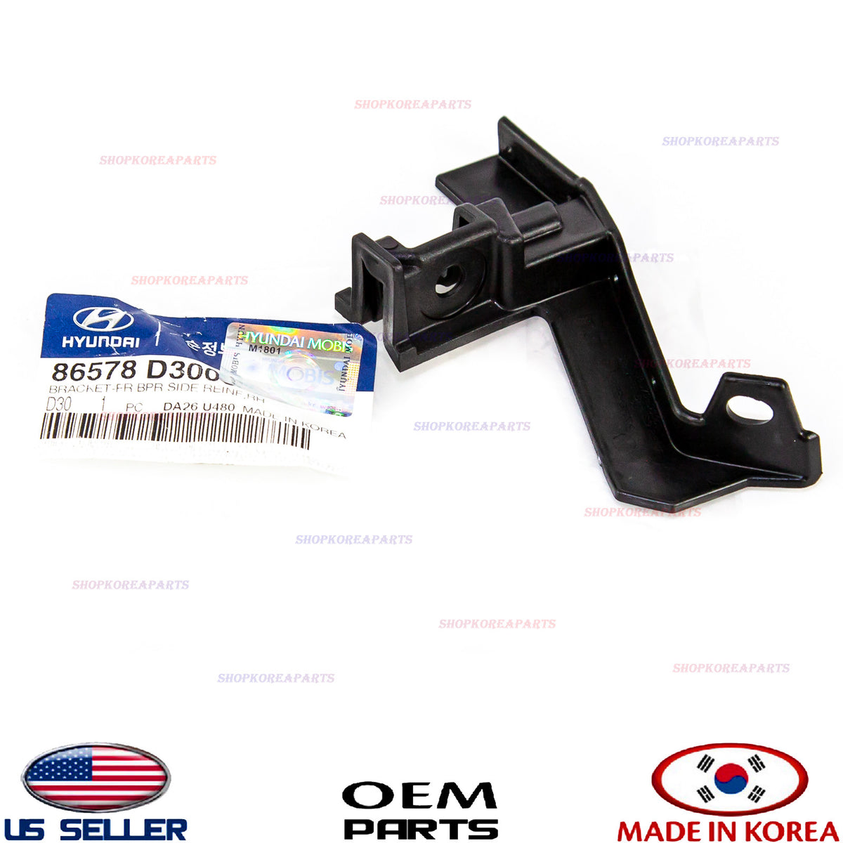 GENUINE Front Bumper Bracket Retainer Right Passenger Side Tucson 2016-2018