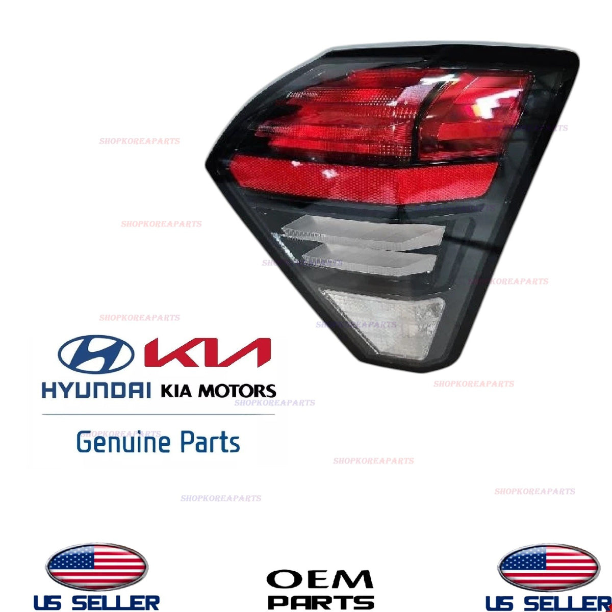 GENUINE Rear RIGHT Passenger Lower Tail Light Lamp LED 2024-2025 Hyundai Kona